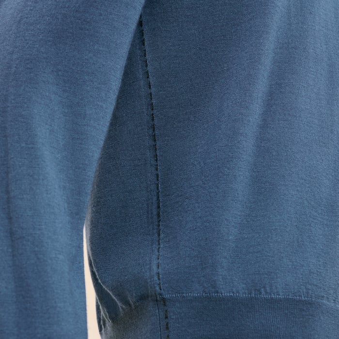 Bleu Turquin "Coutures Inversees" Crewneck Sweater