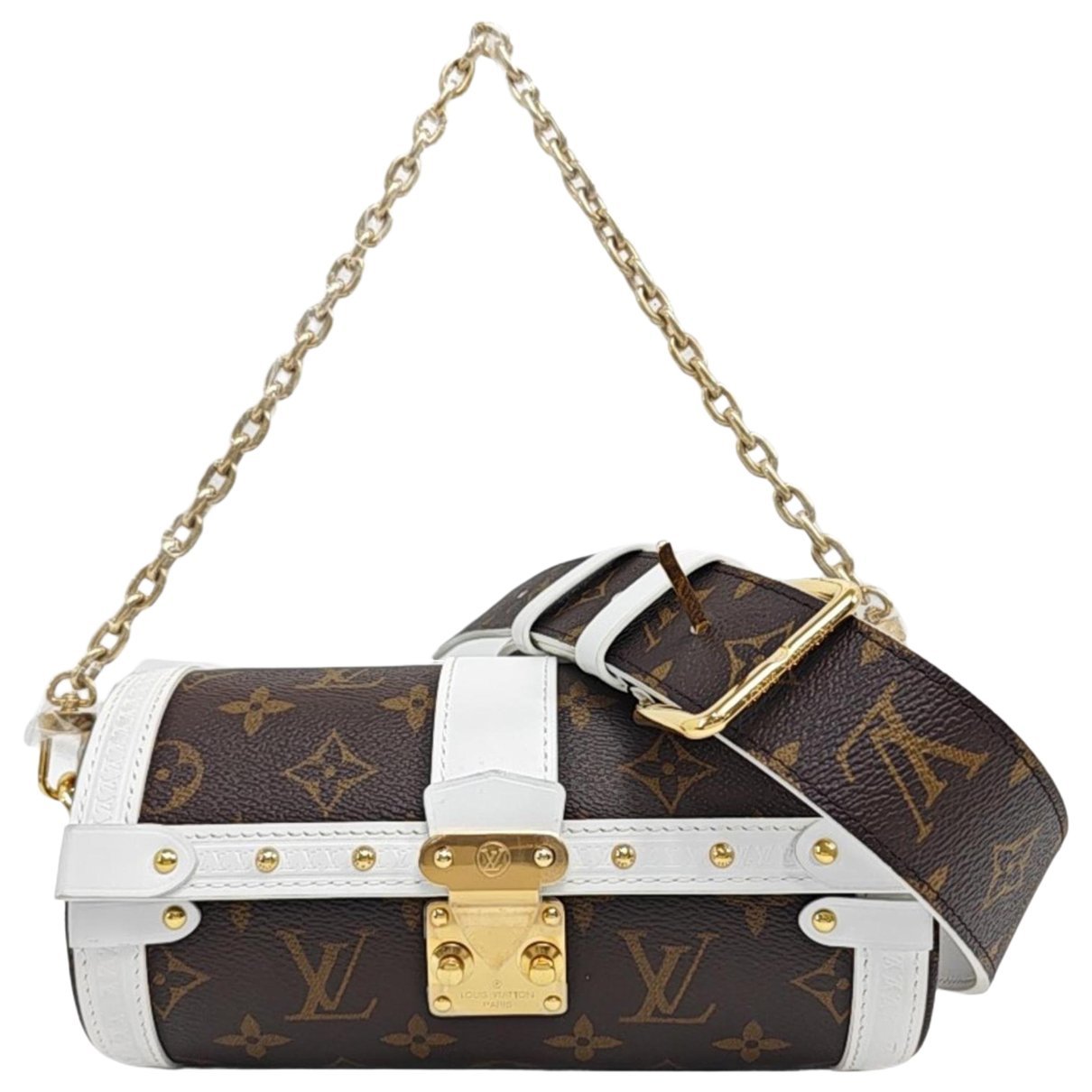 Papillon leather crossbody bag