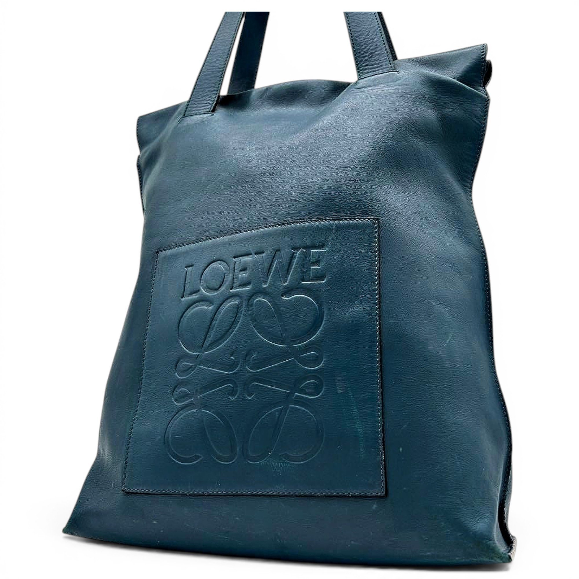 Leather tote