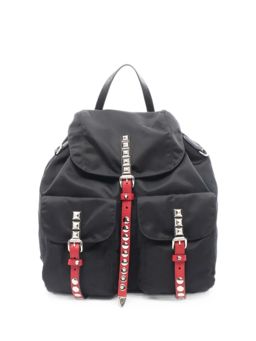 Prada 10s New Vela studded backpack