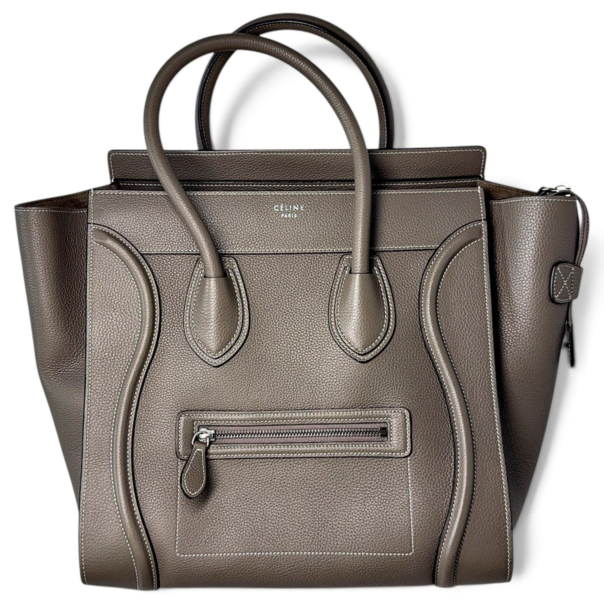 Luggage leather handbag