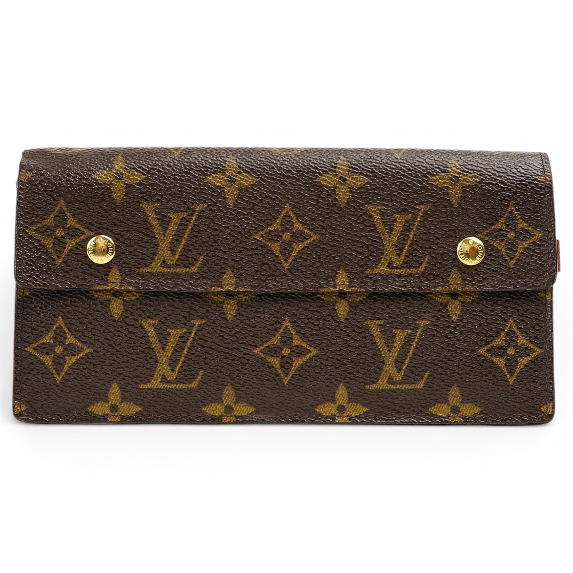 Leather clutch bag