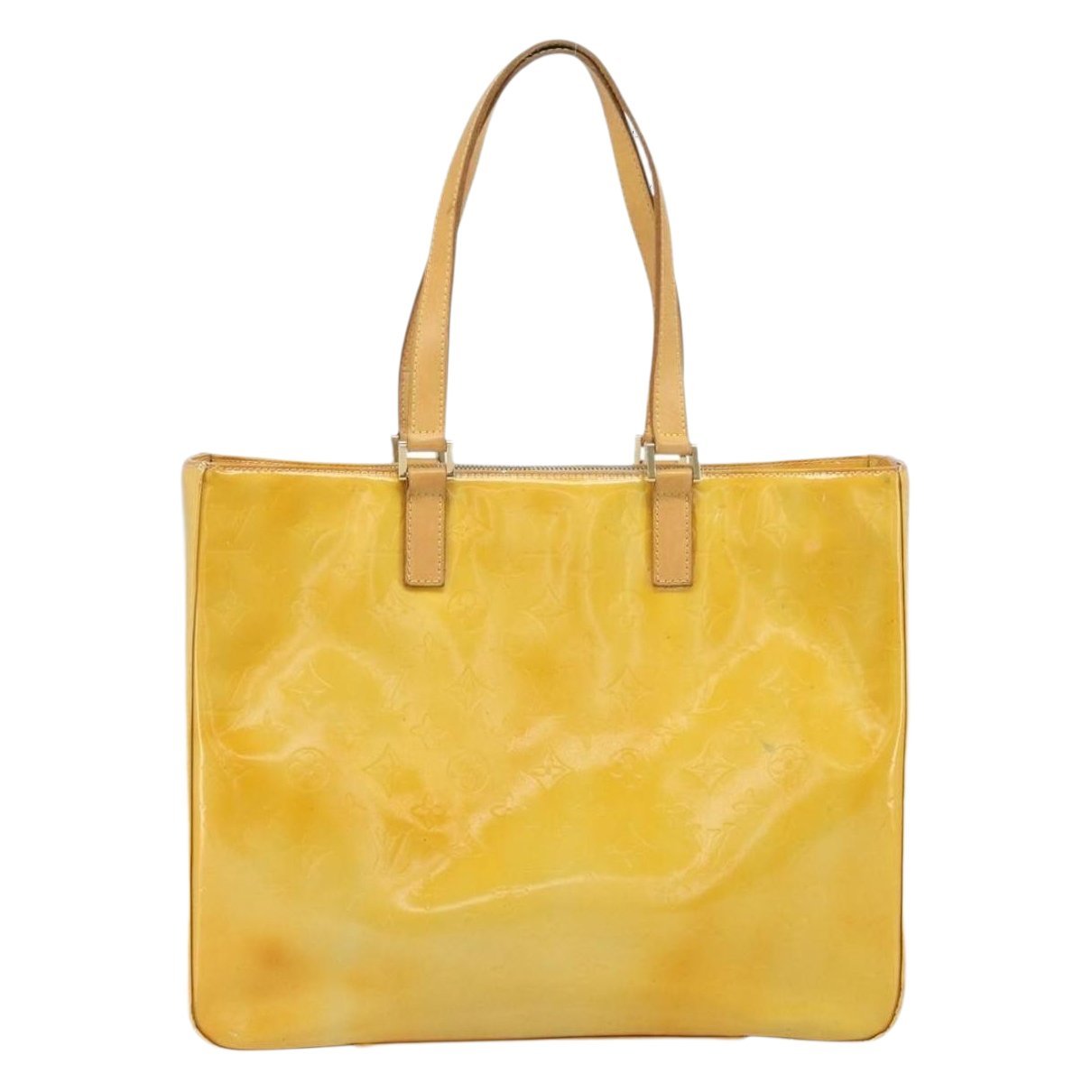 Columbus patent leather tote