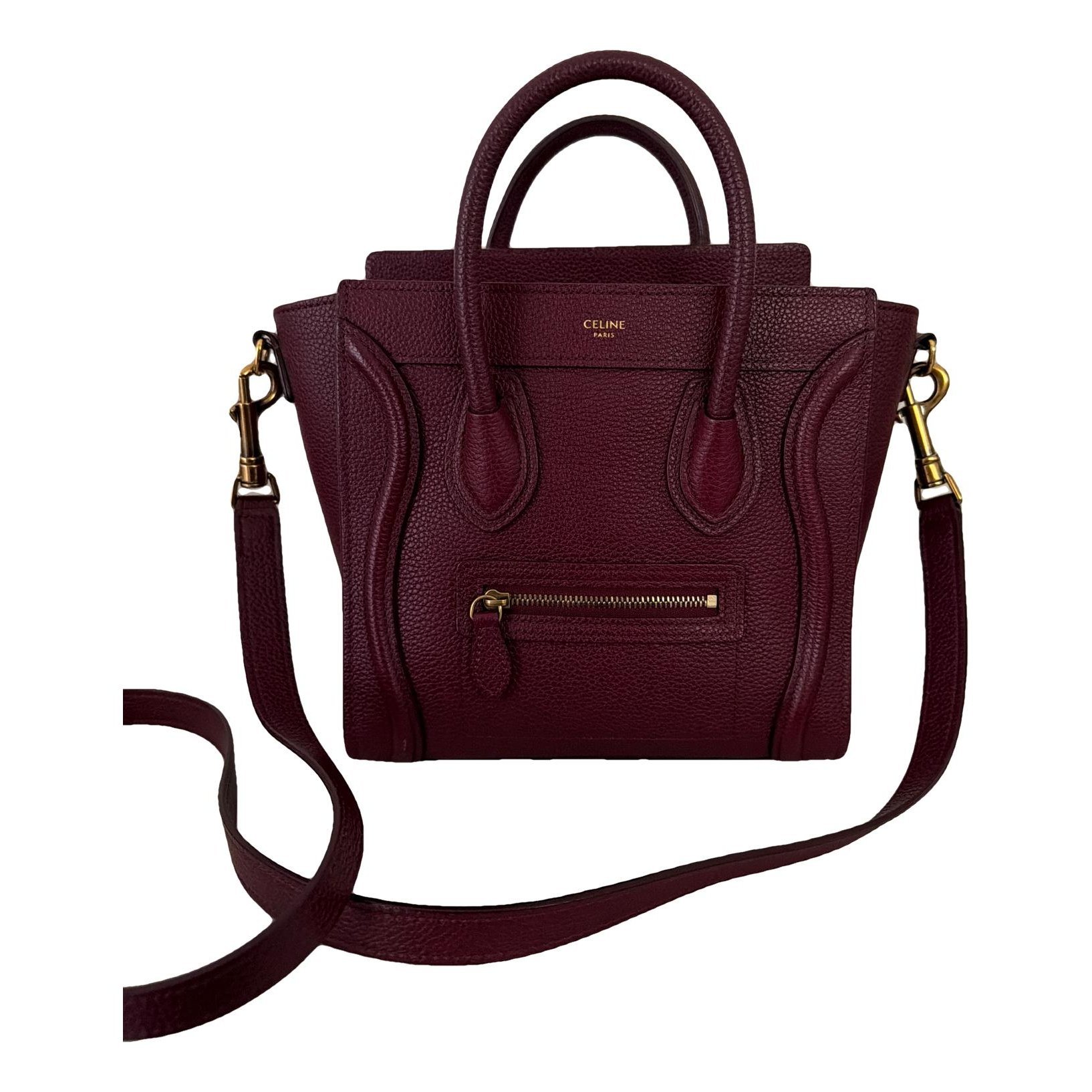 Luggage leather handbag