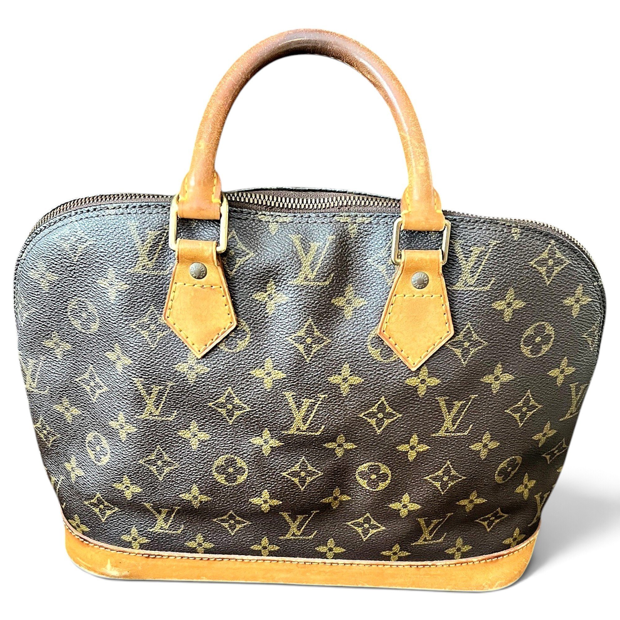 Alma leather satchel