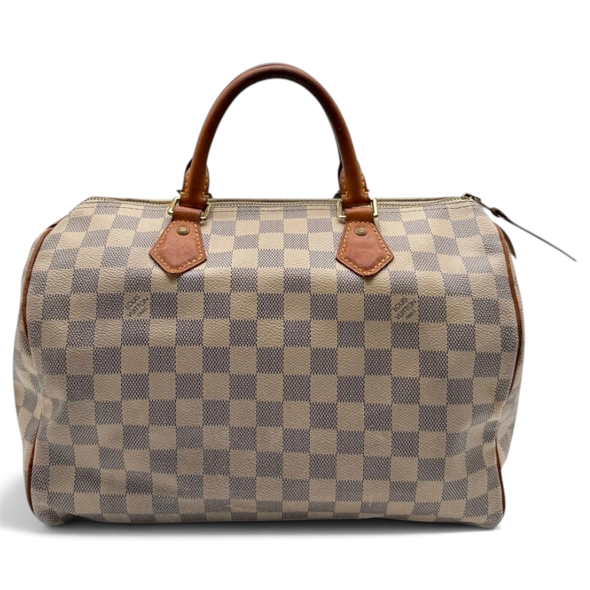 Louis Vuitton Speedy cloth bowling bag