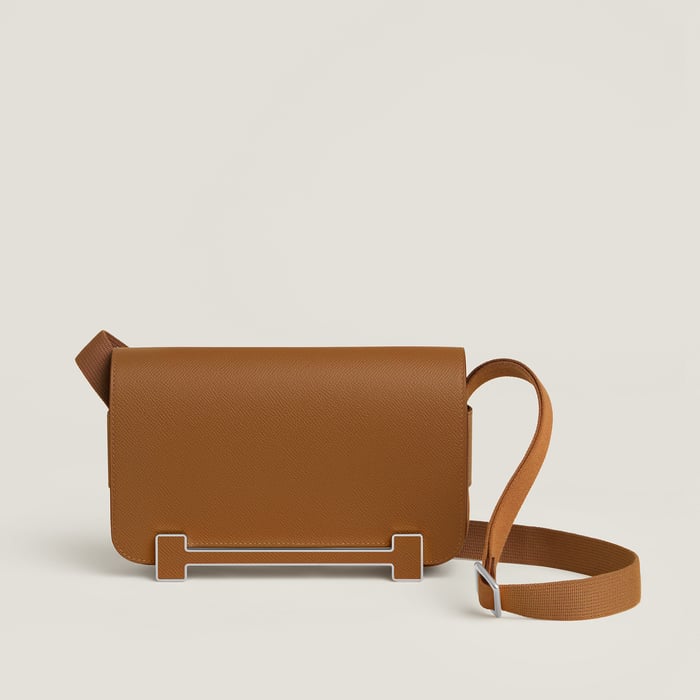 Gold Hermès Geta Slim Bag
