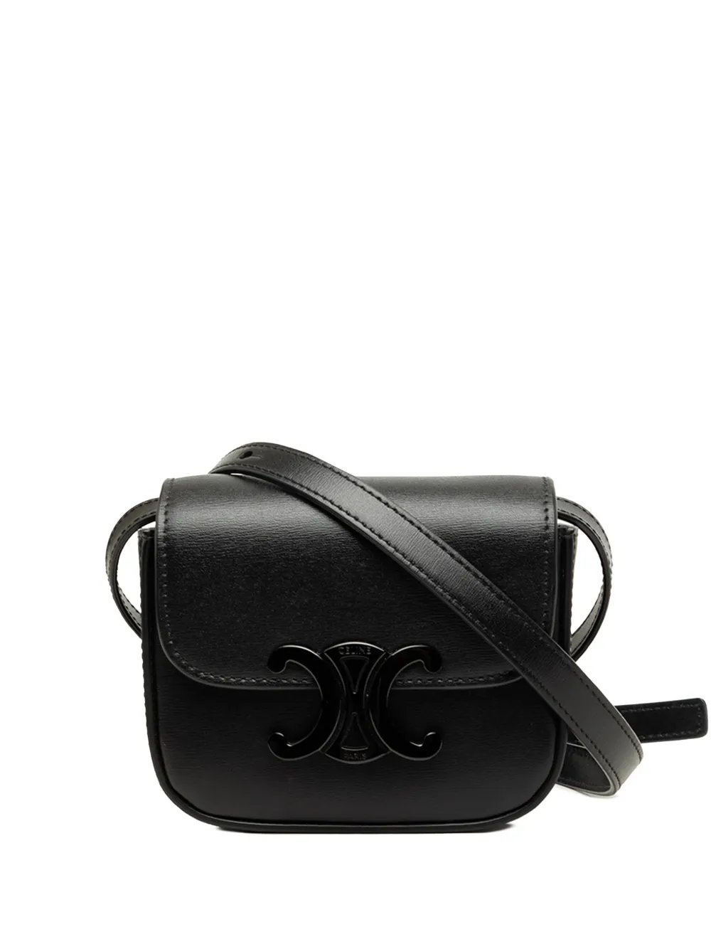 2022 Mini Shiny Calfskin Triomphe crossbody bag