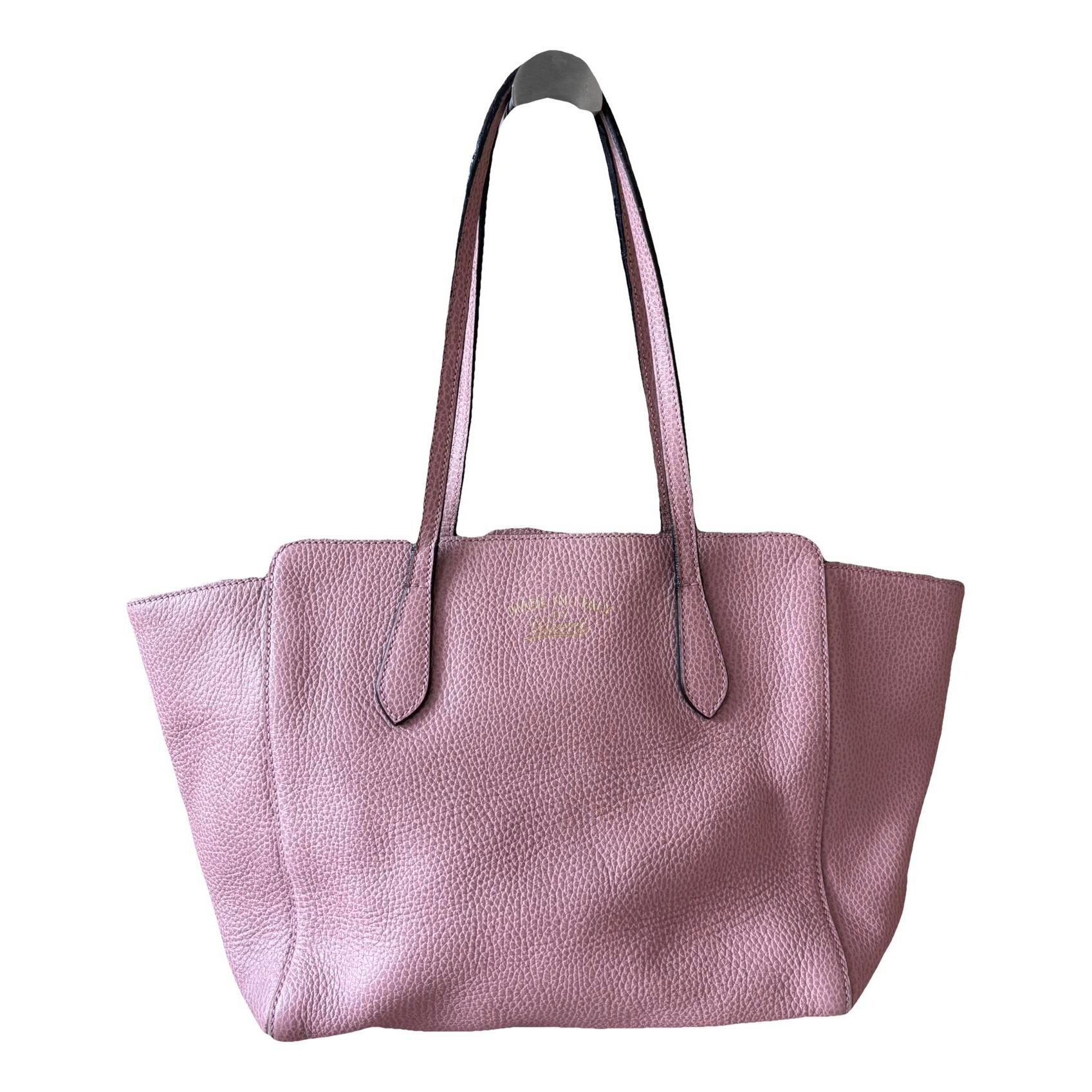 Swing leather tote