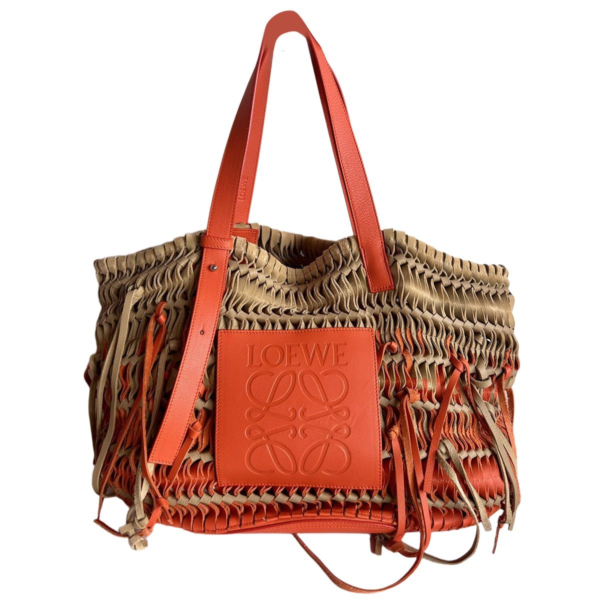 Leather handbag