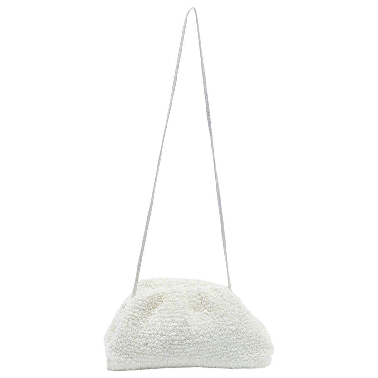 Pouch leather clutch bag