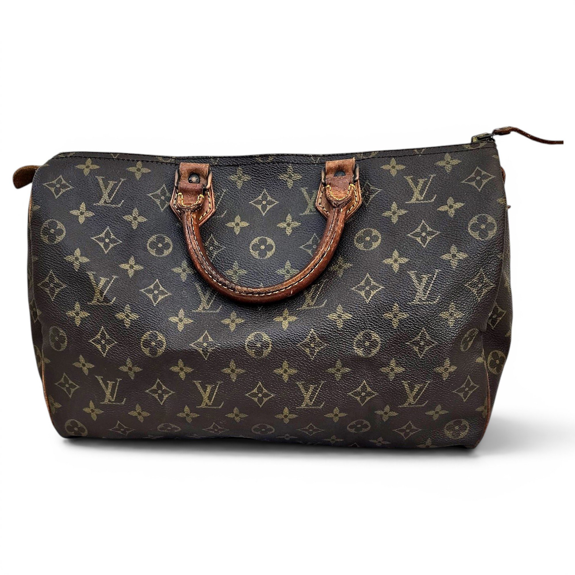 Speedy leather handbag