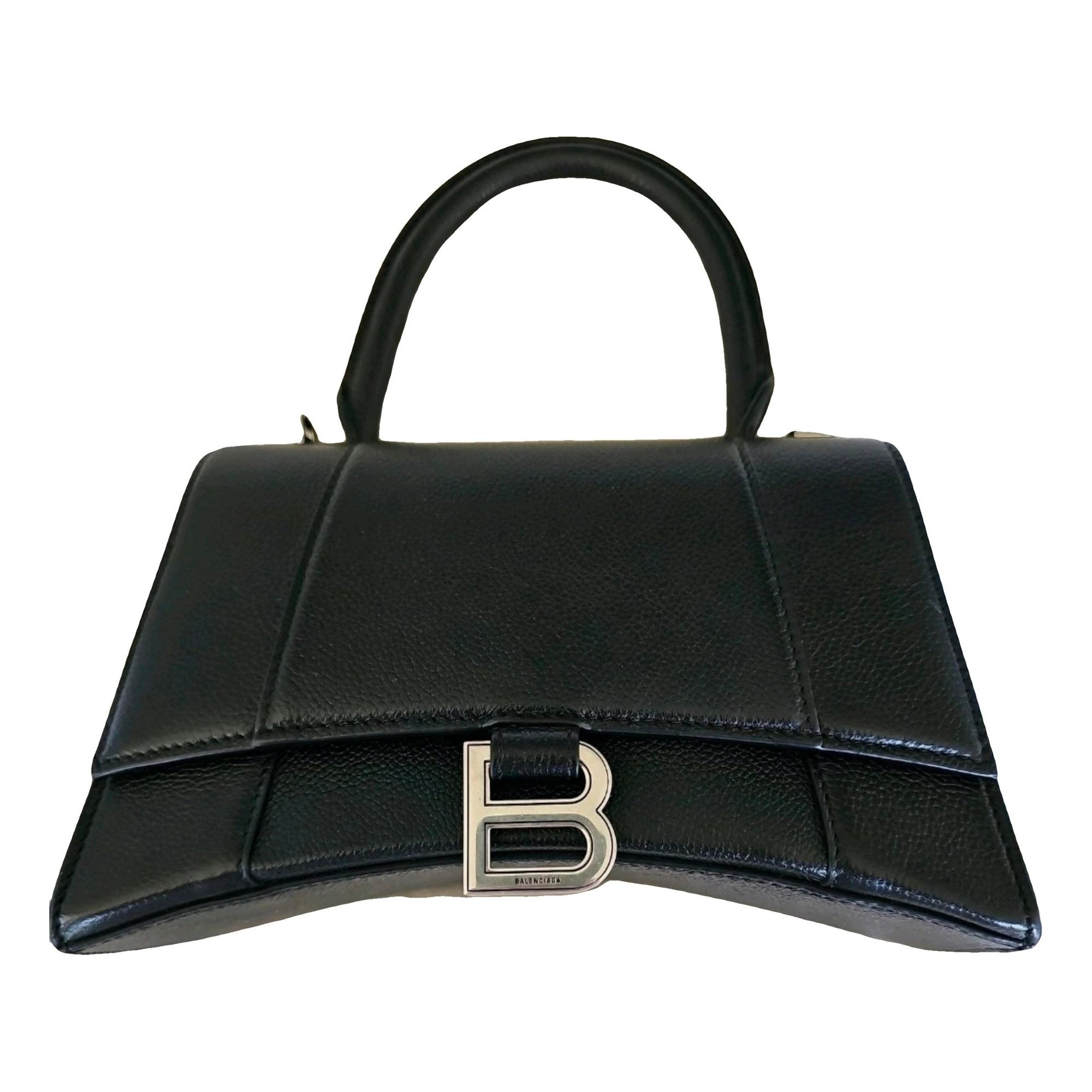 Hourglass leather mini bag