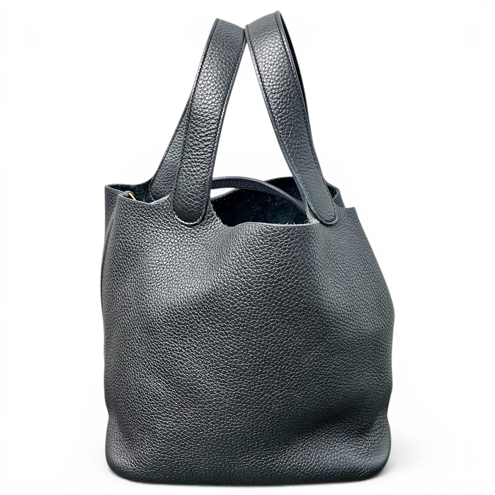 Picotin leather handbag