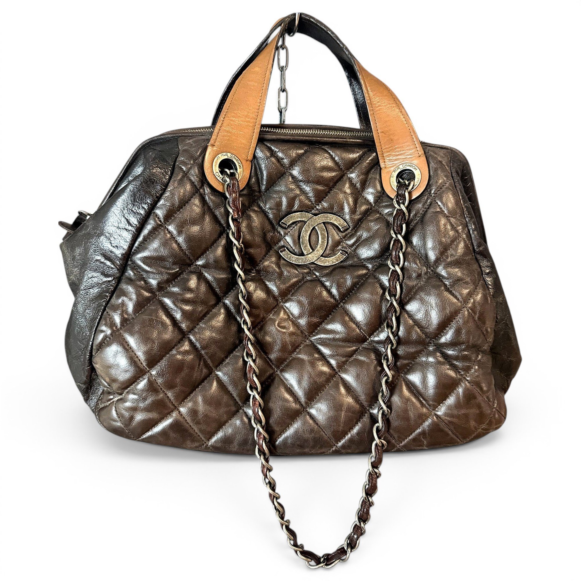 Cambon leather handbag