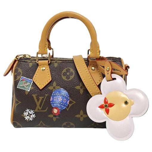 Nano Speedy / Mini HL leather handbag