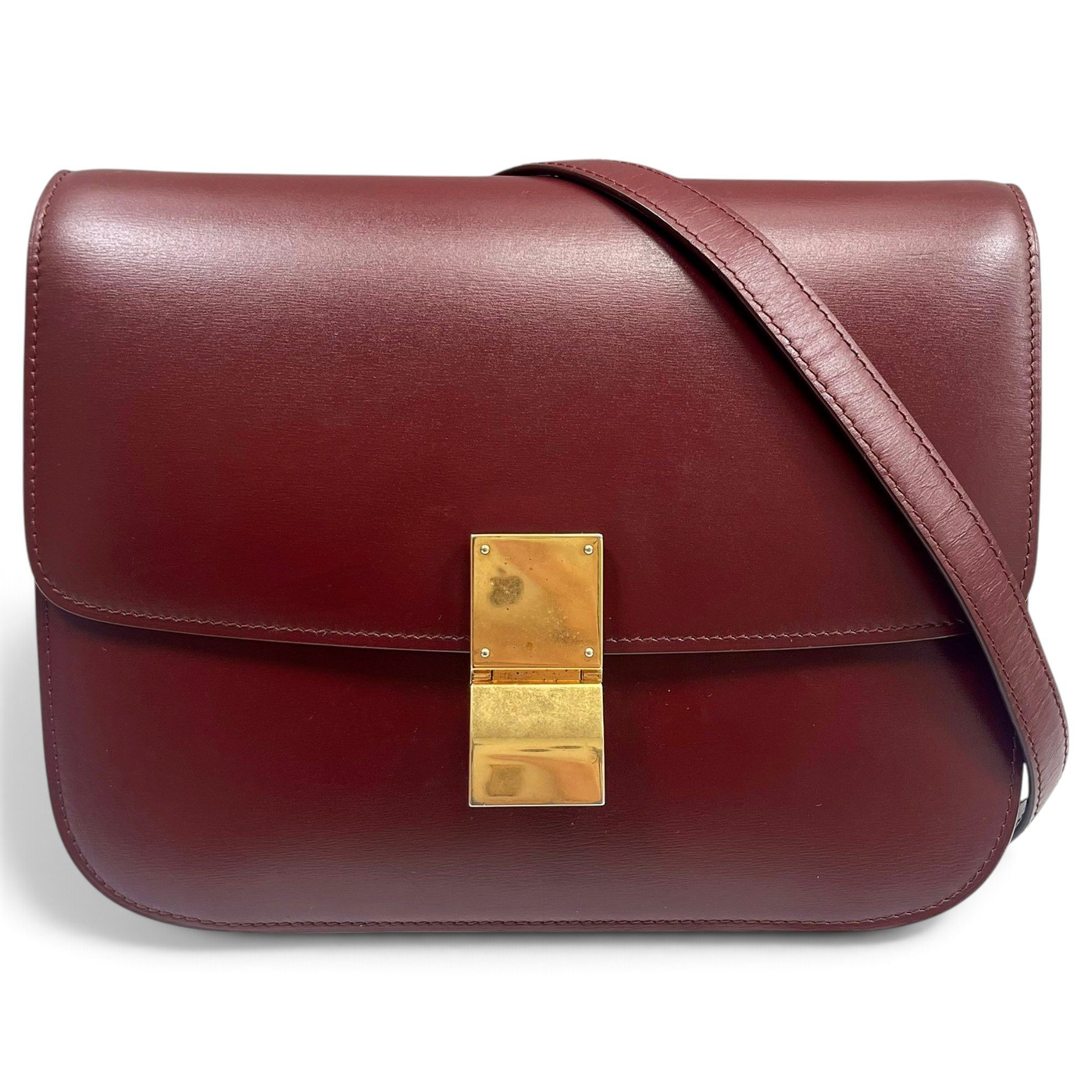 Classic leather handbag