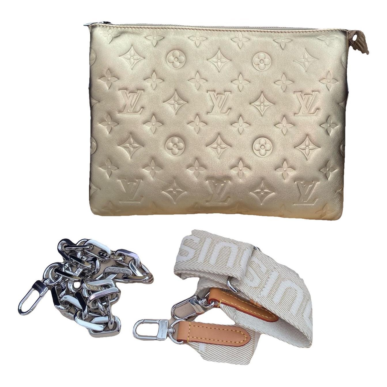 Coussin leather handbag