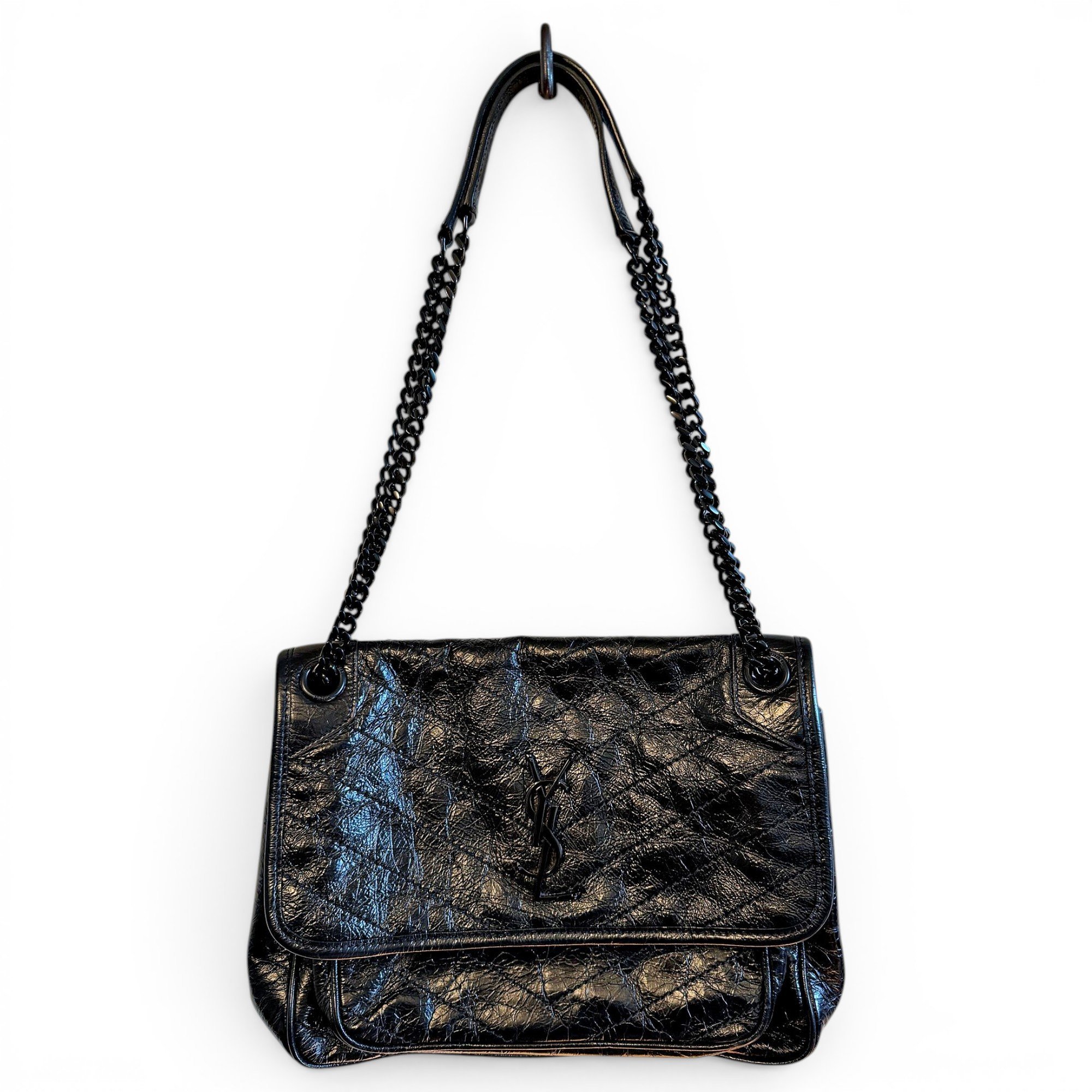 Niki patent leather handbag