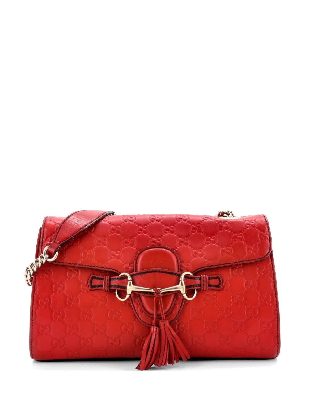 Emily Chain Flap Bag Guccissima Leather Medium shoulder bag
