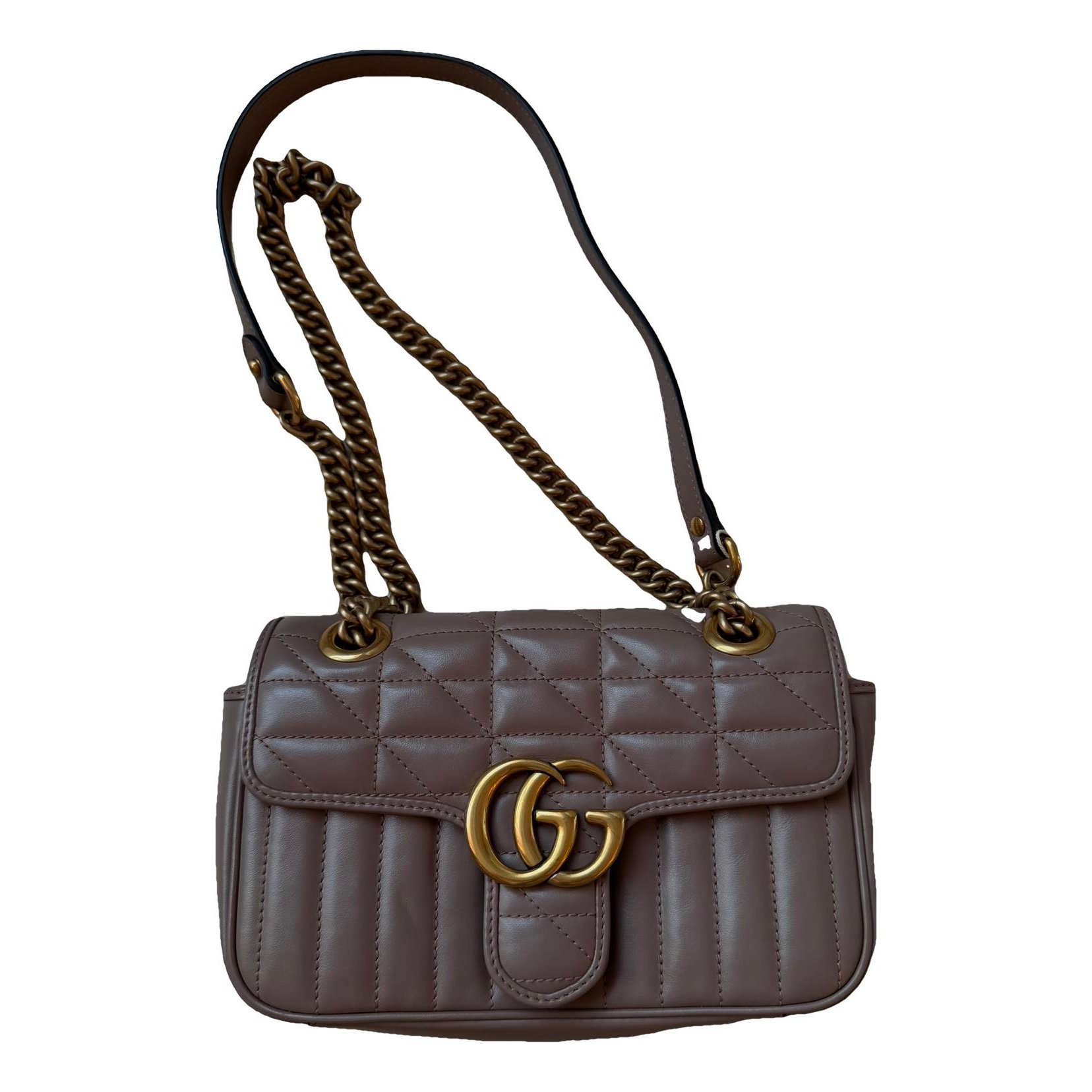 GG Marmont Flap leather crossbody bag