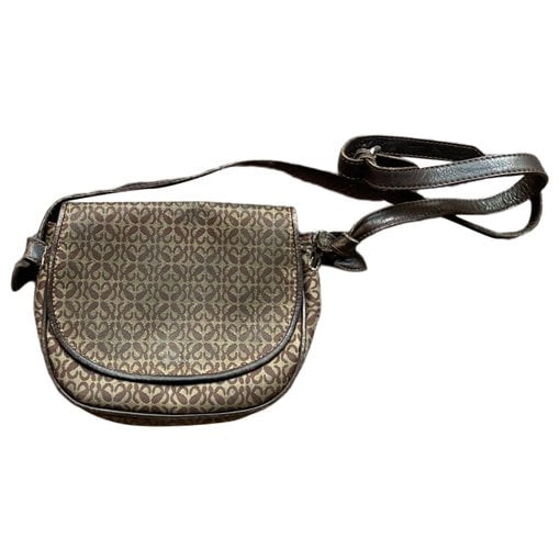 Anagram cloth crossbody bag
