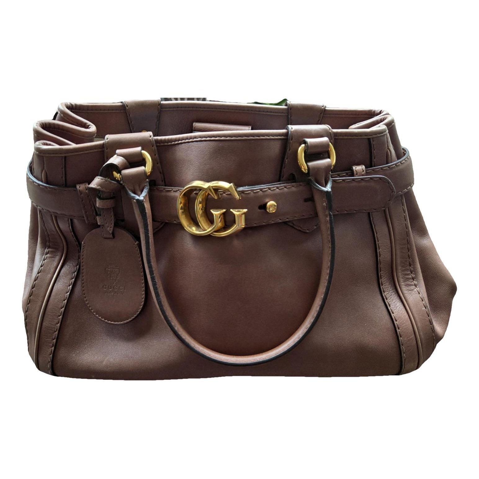 GG Running leather handbag