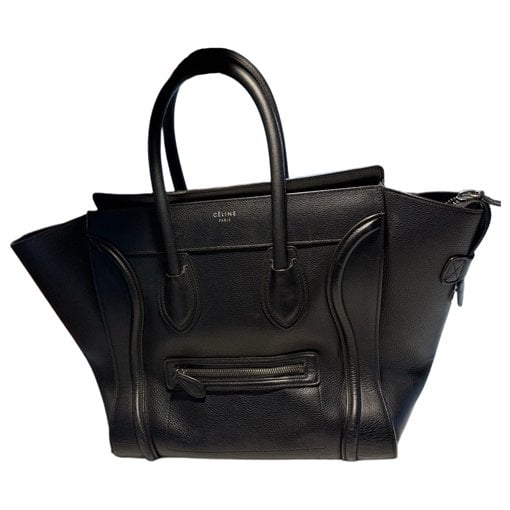 Luggage leather tote