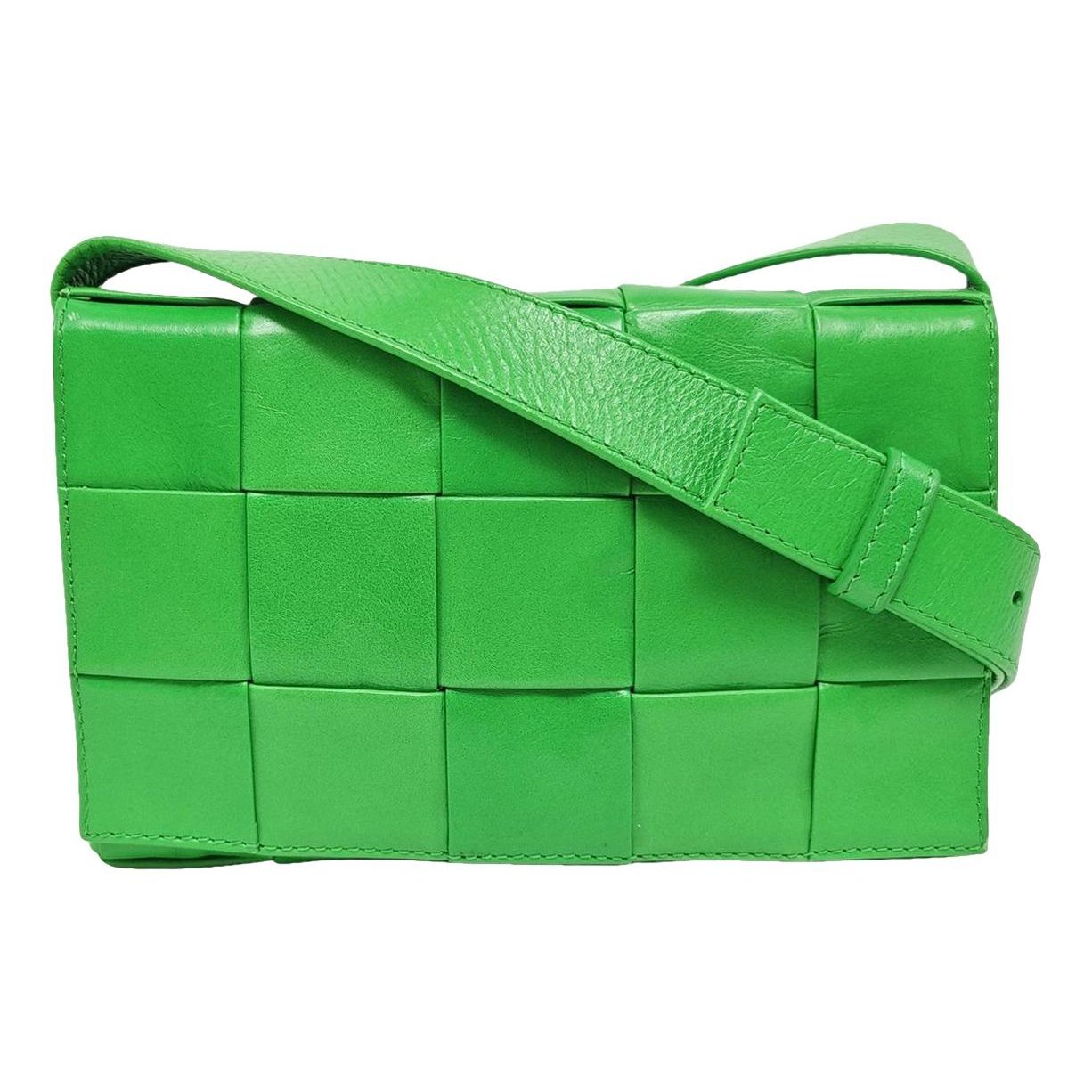 Cassette leather crossbody bag