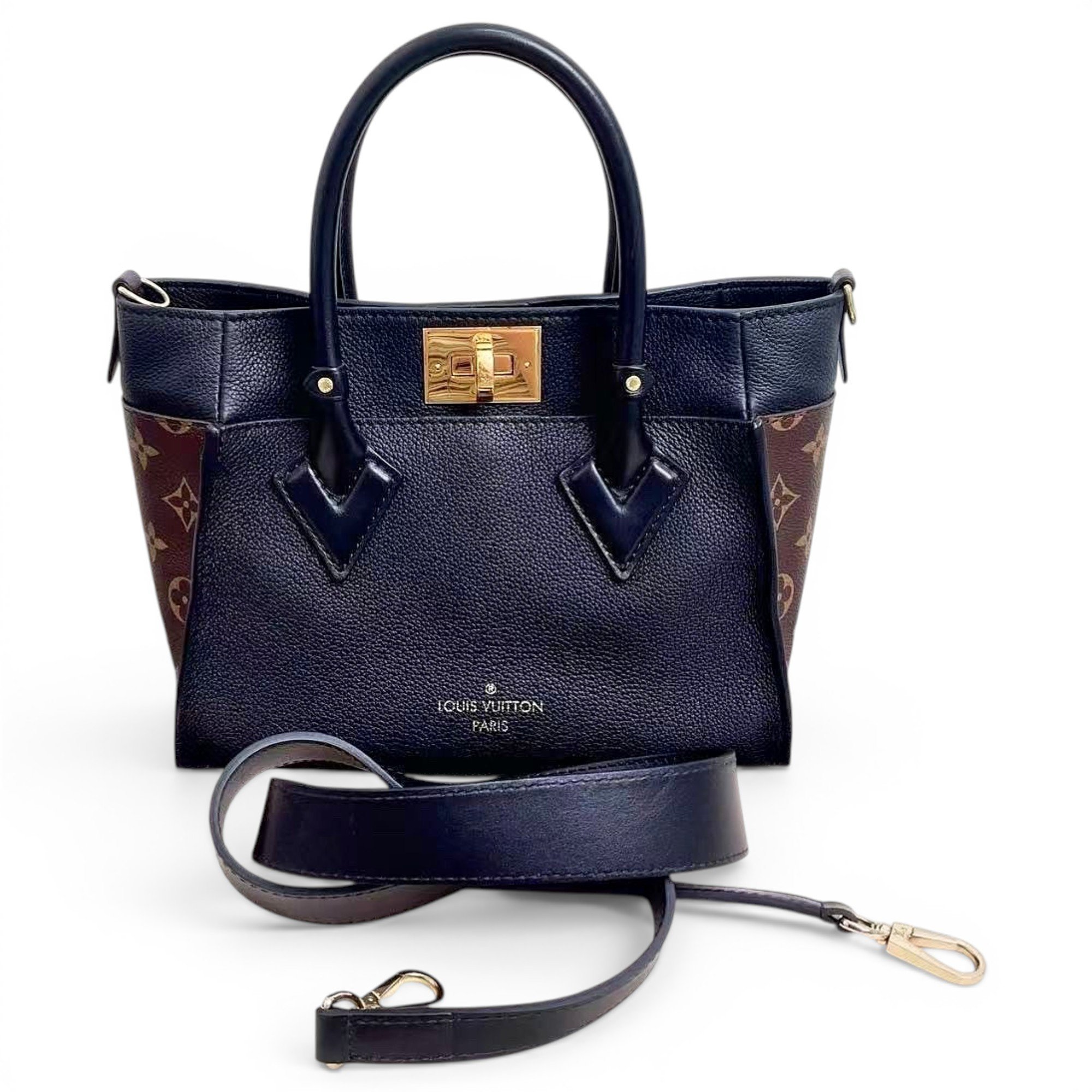 On My Side leather handbag