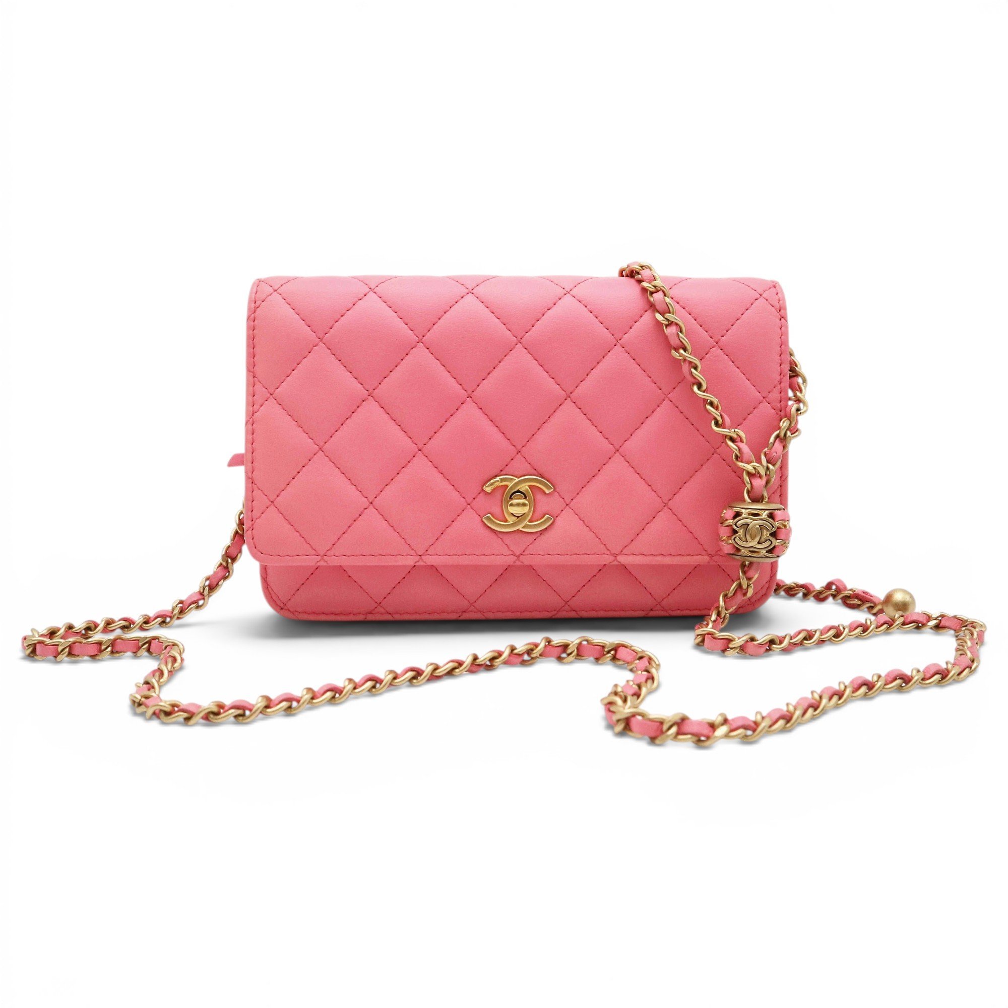 Wallet On Chain Timeless/Classique leather handbag