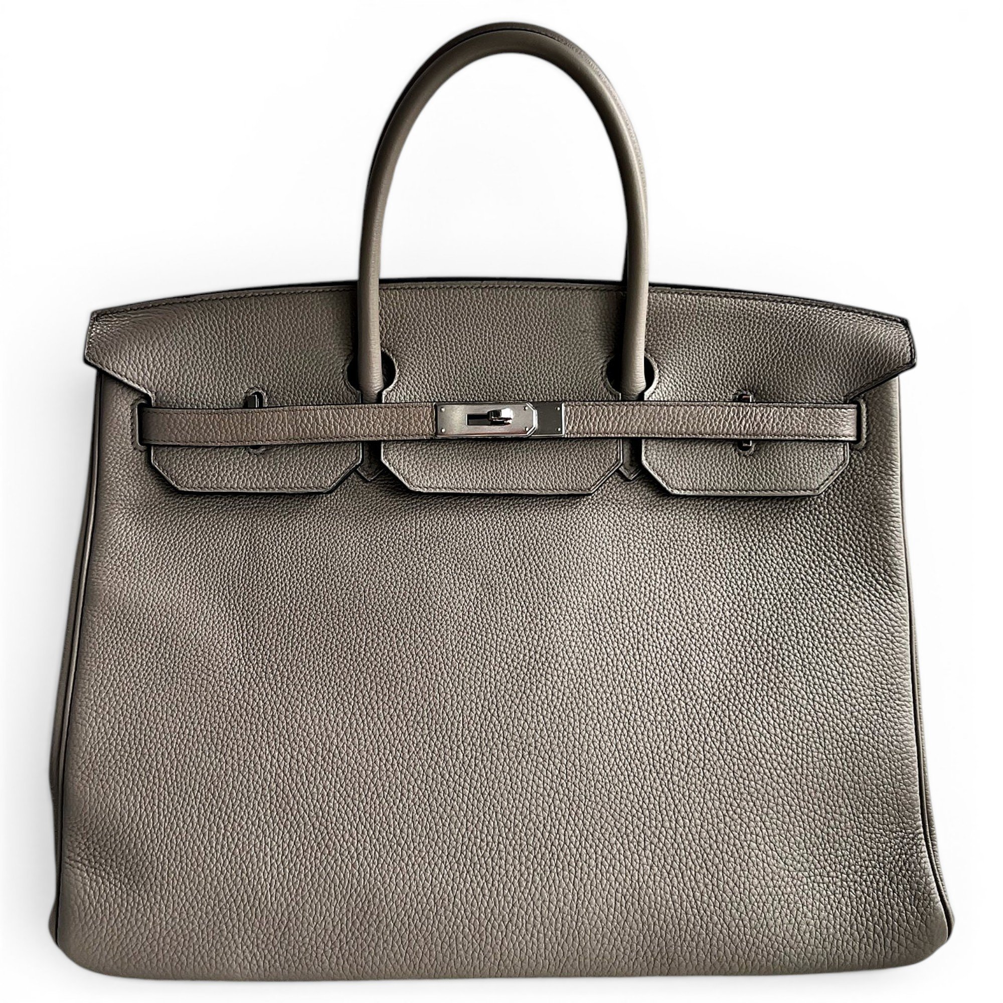 Birkin 40 leather handbag