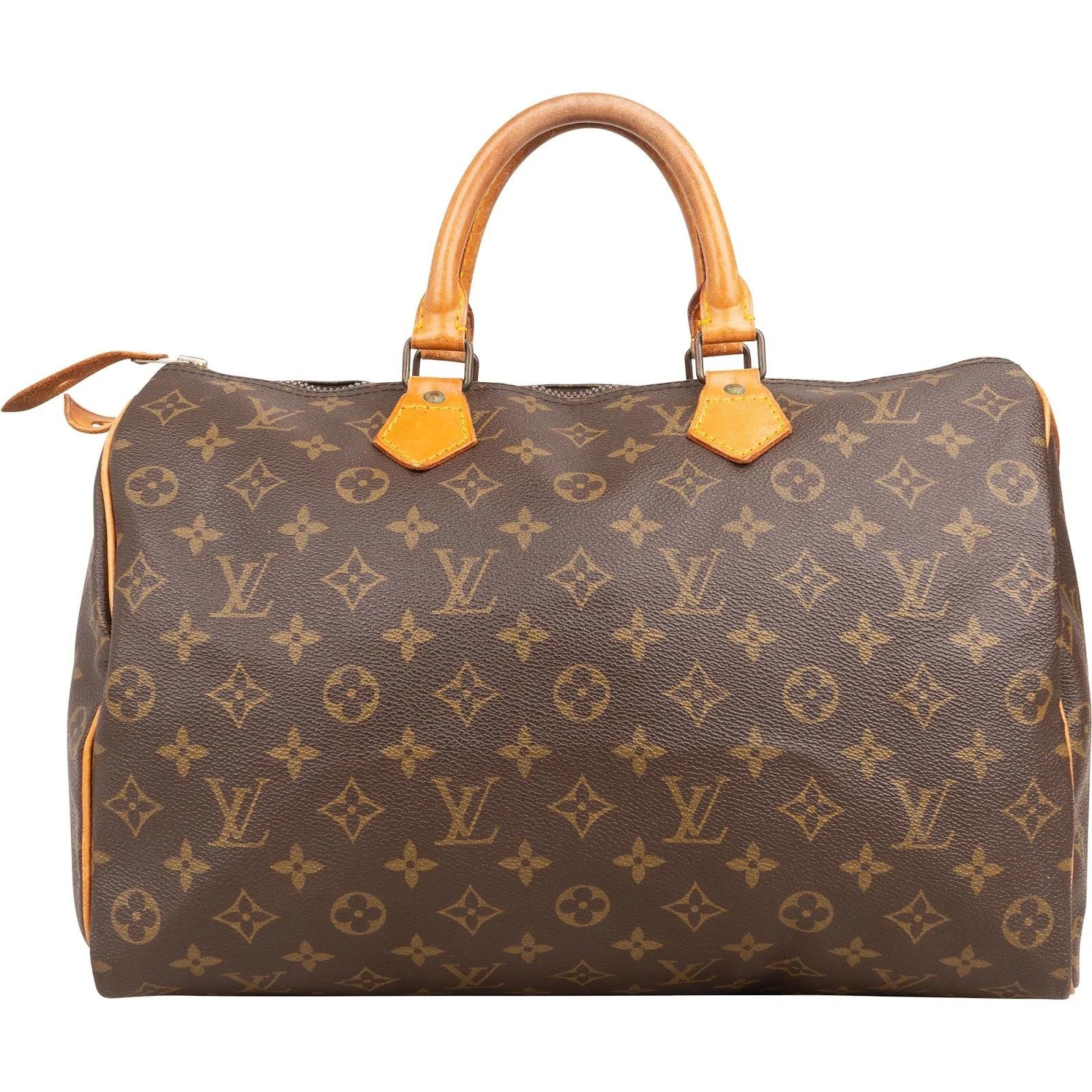 Speedy leather handbag