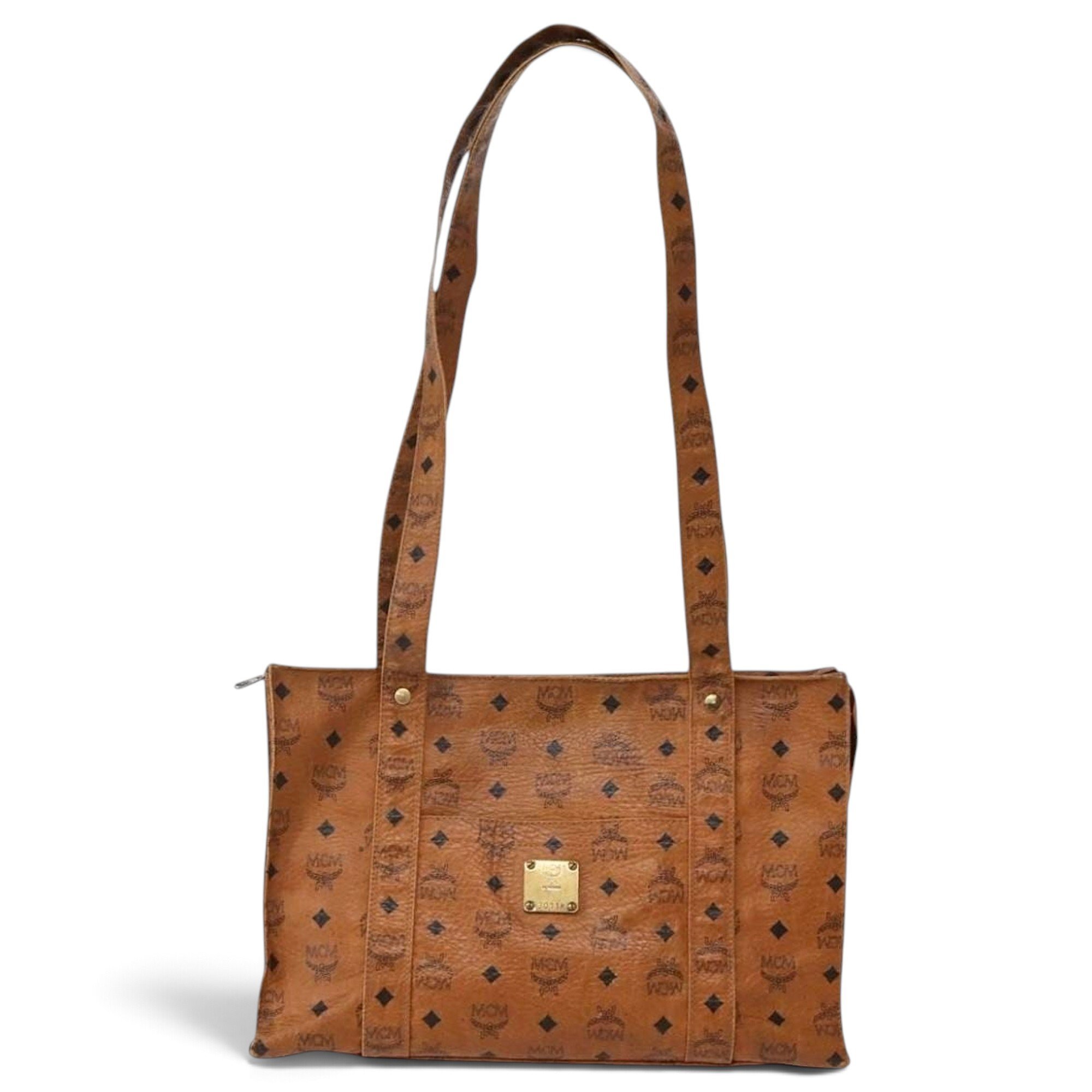 Leather tote