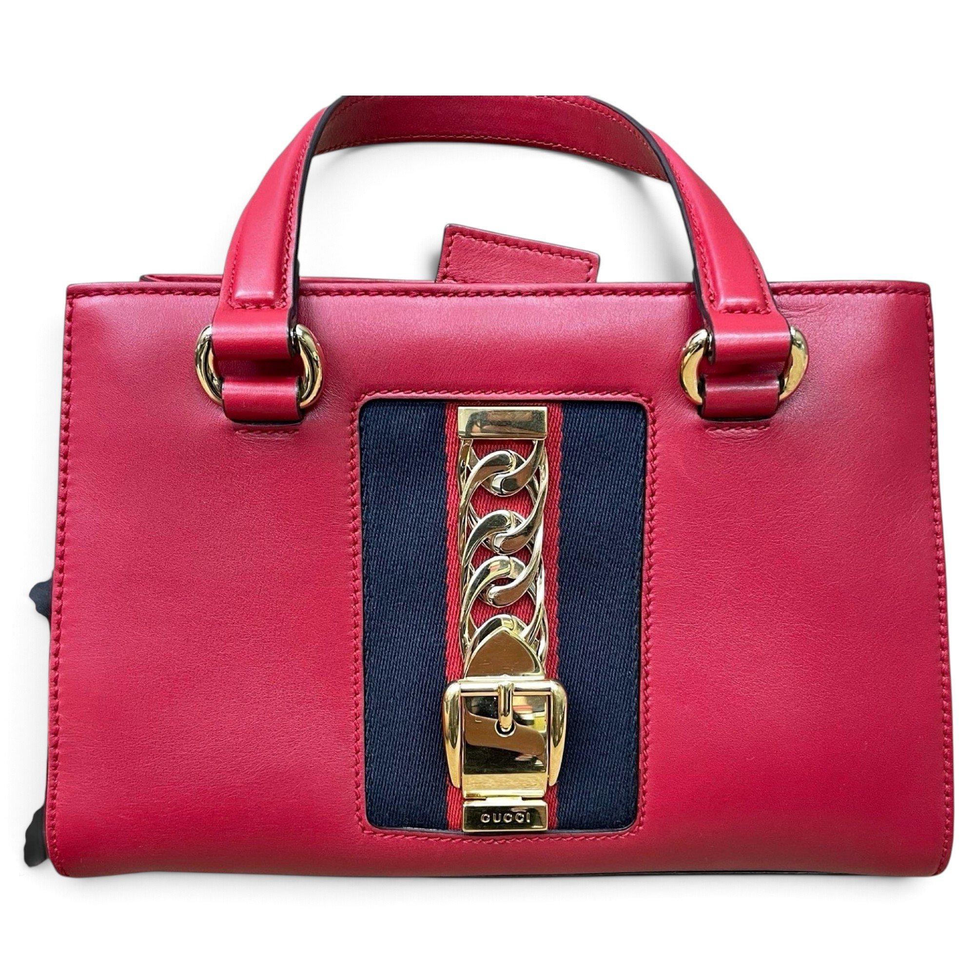 Sylvie Top Handle leather handbag