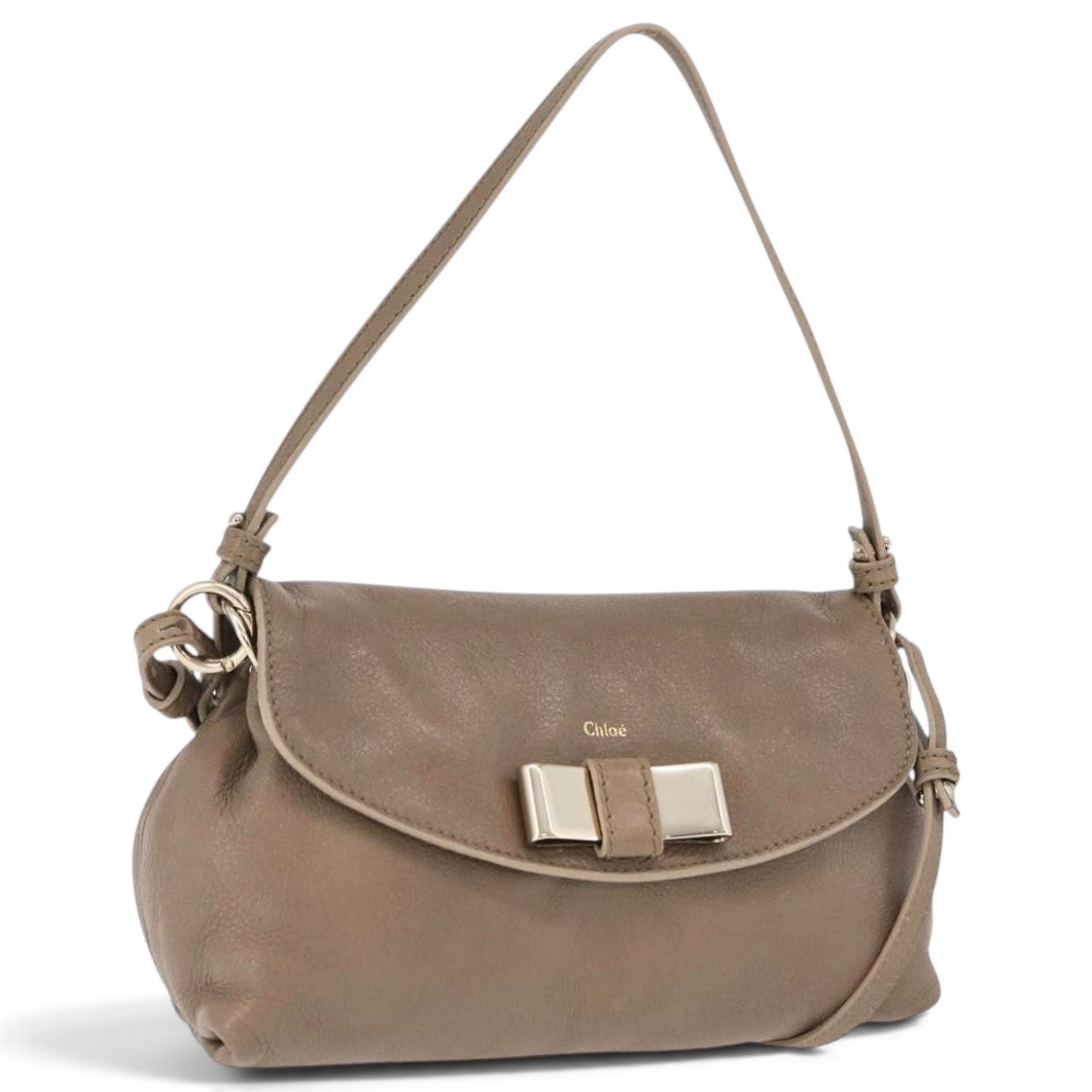 C leather handbag