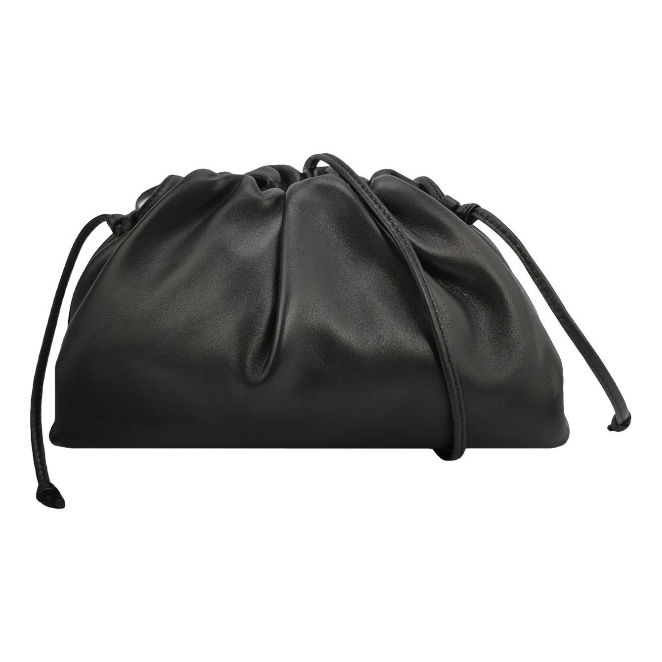 Pouch leather handbag