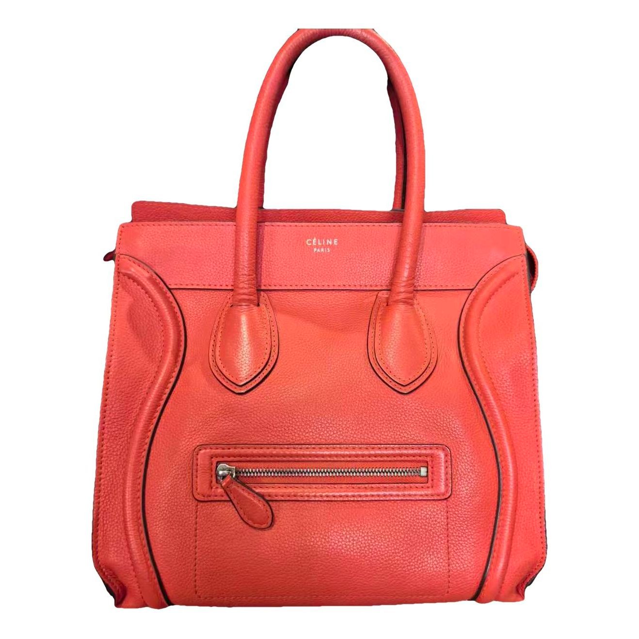 Luggage leather handbag