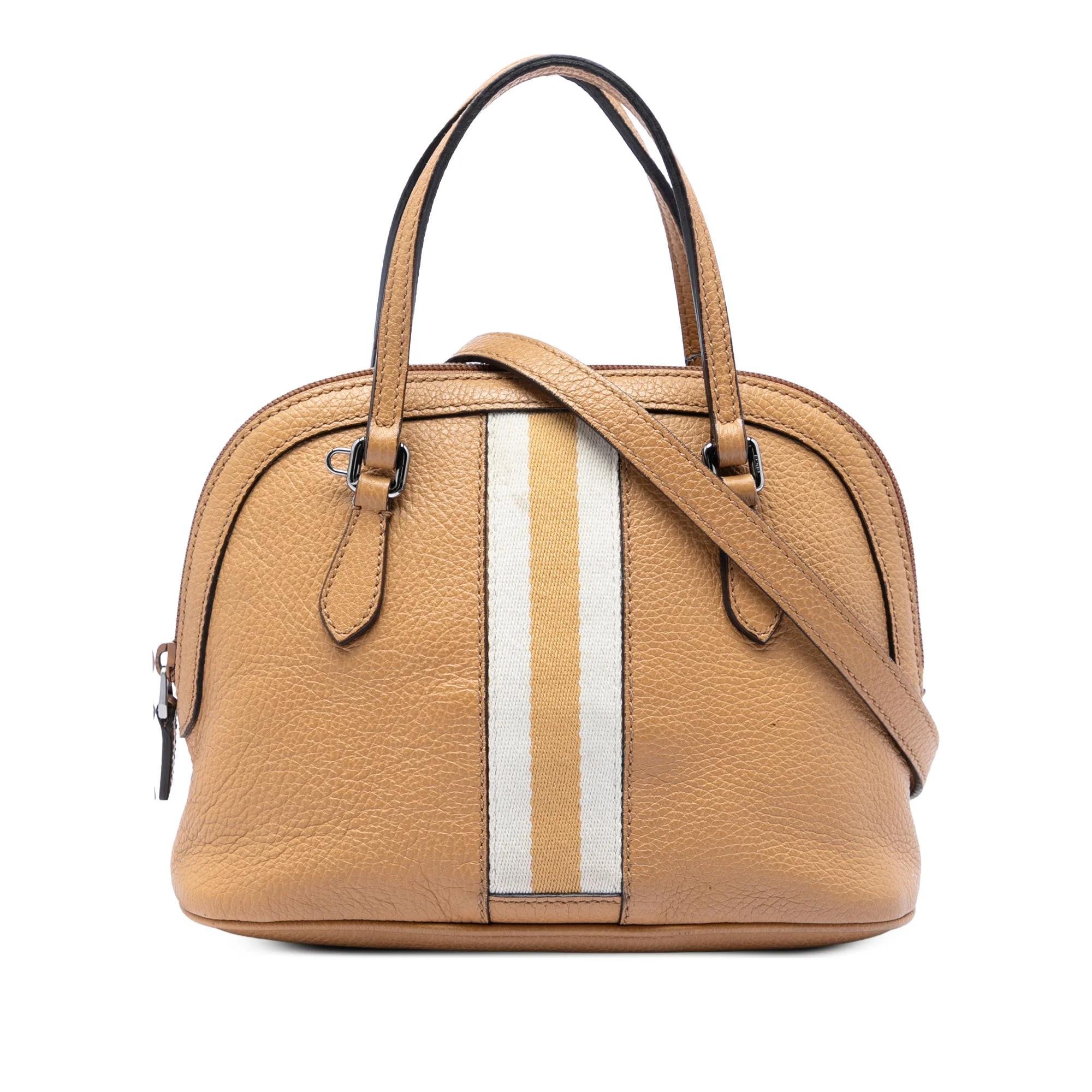 Dôme pony-style calfskin satchel