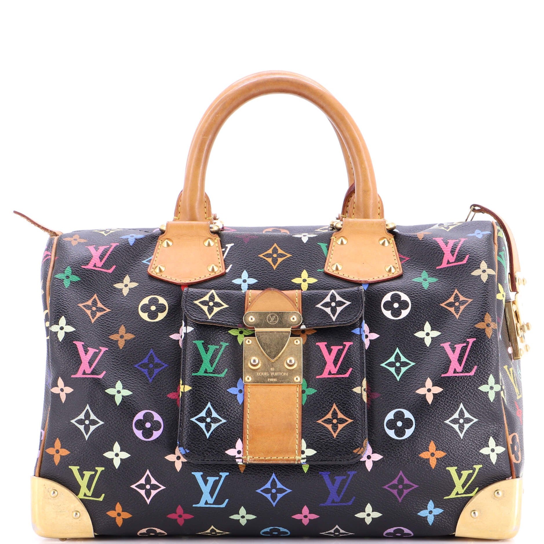 Louis Vuitton Speedy Handbag Monogram Multicolor 30