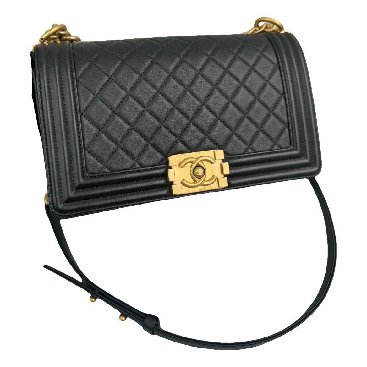Boy leather crossbody bag