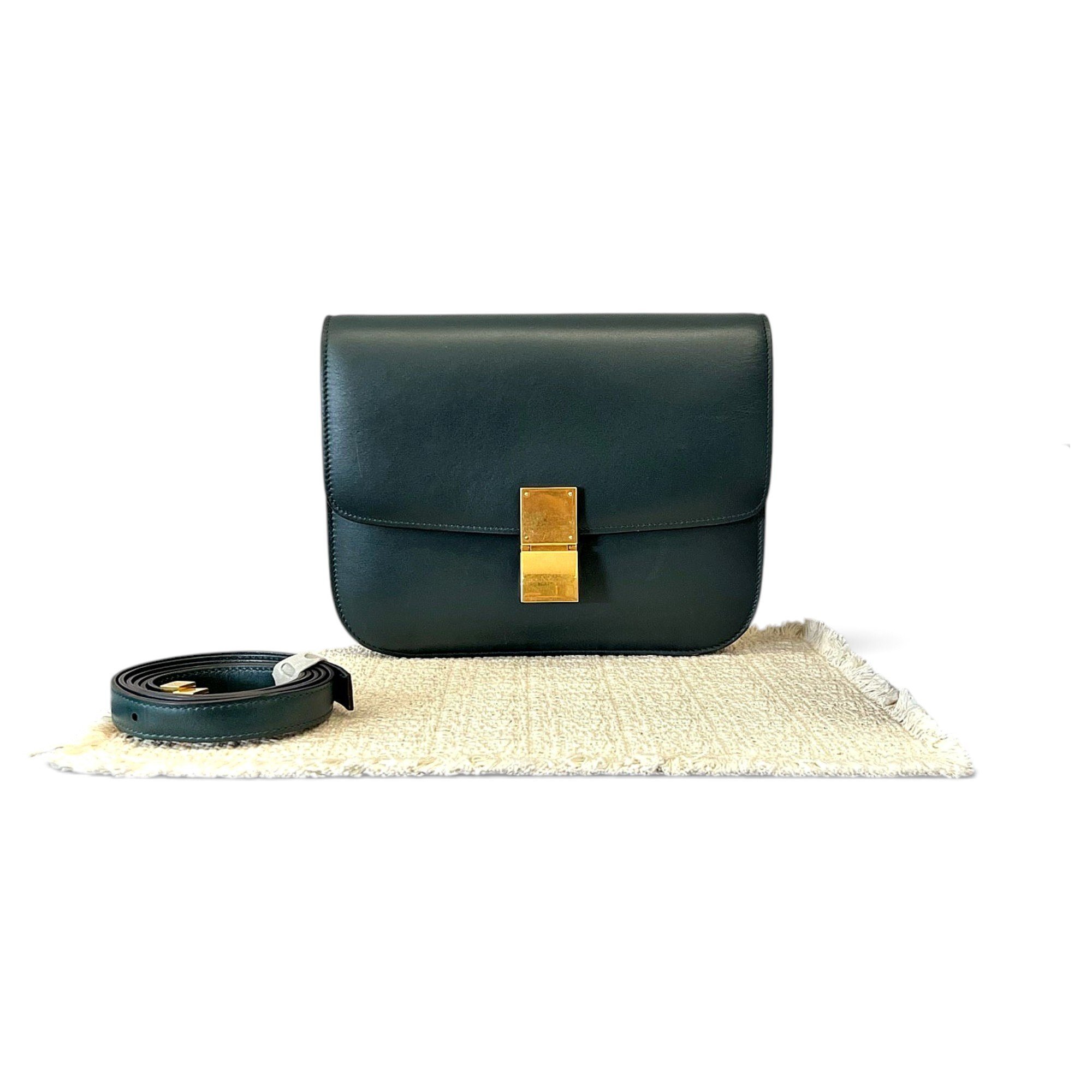 Classic leather handbag