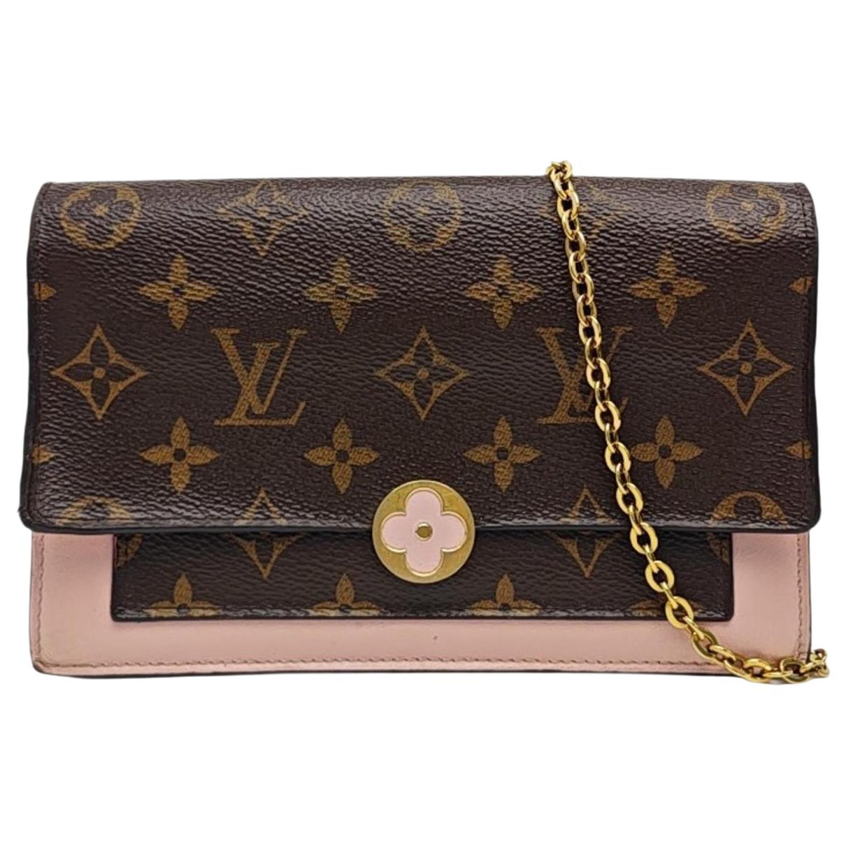 Chaîne Flore leather handbag