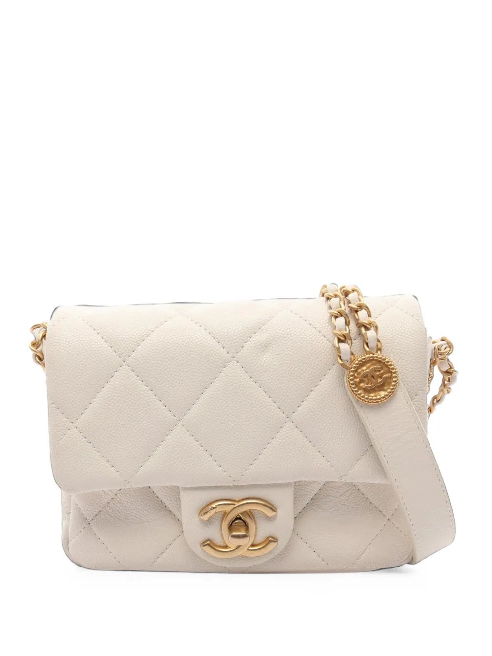 2021s mini matelassé flap cross body bag