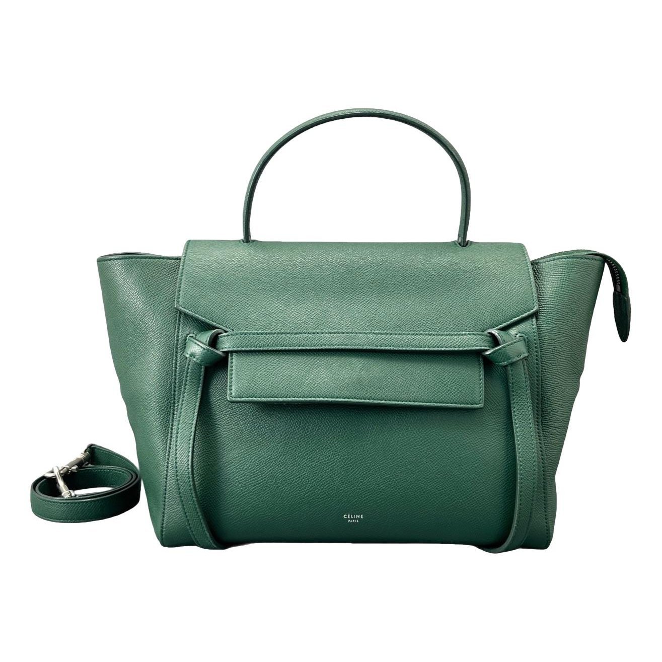 Belt leather handbag
