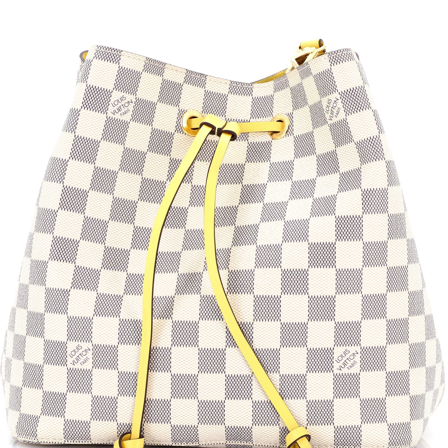 Louis Vuitton NeoNoe Handbag Damier with Leather MM