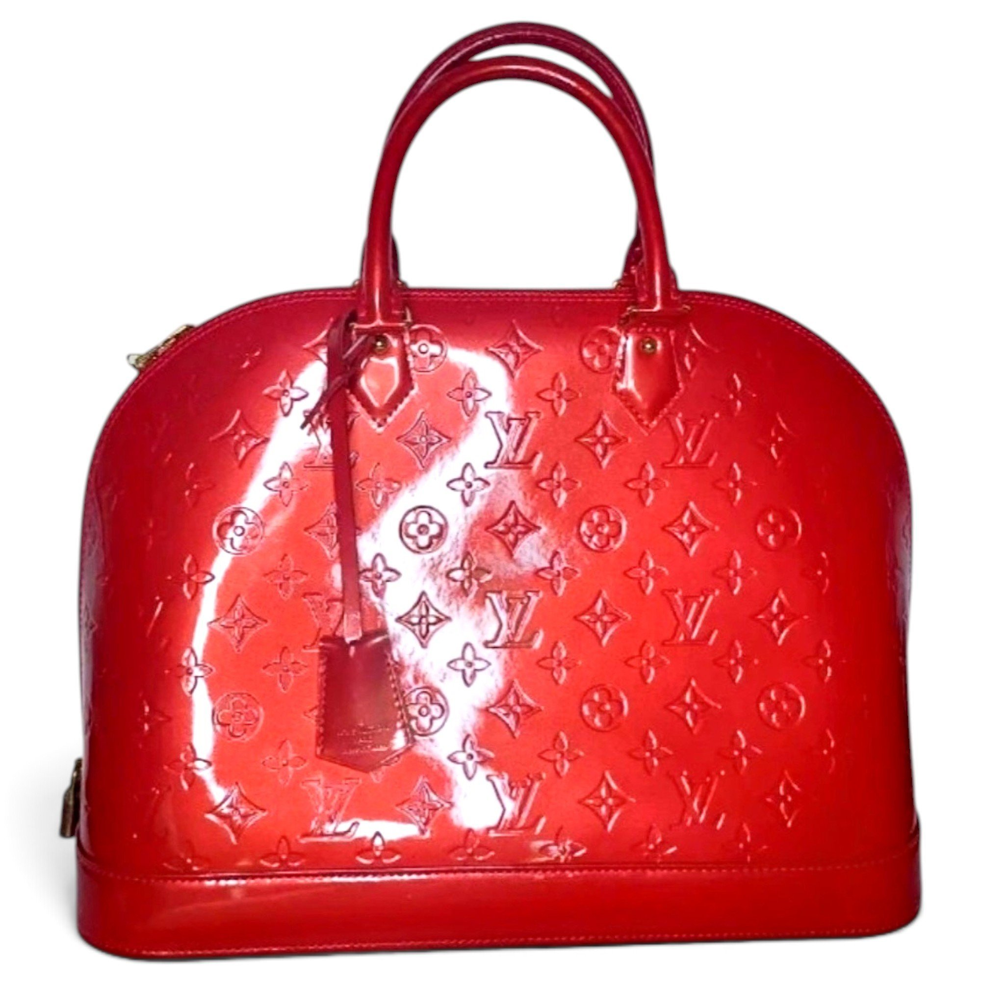 Alma patent leather handbag