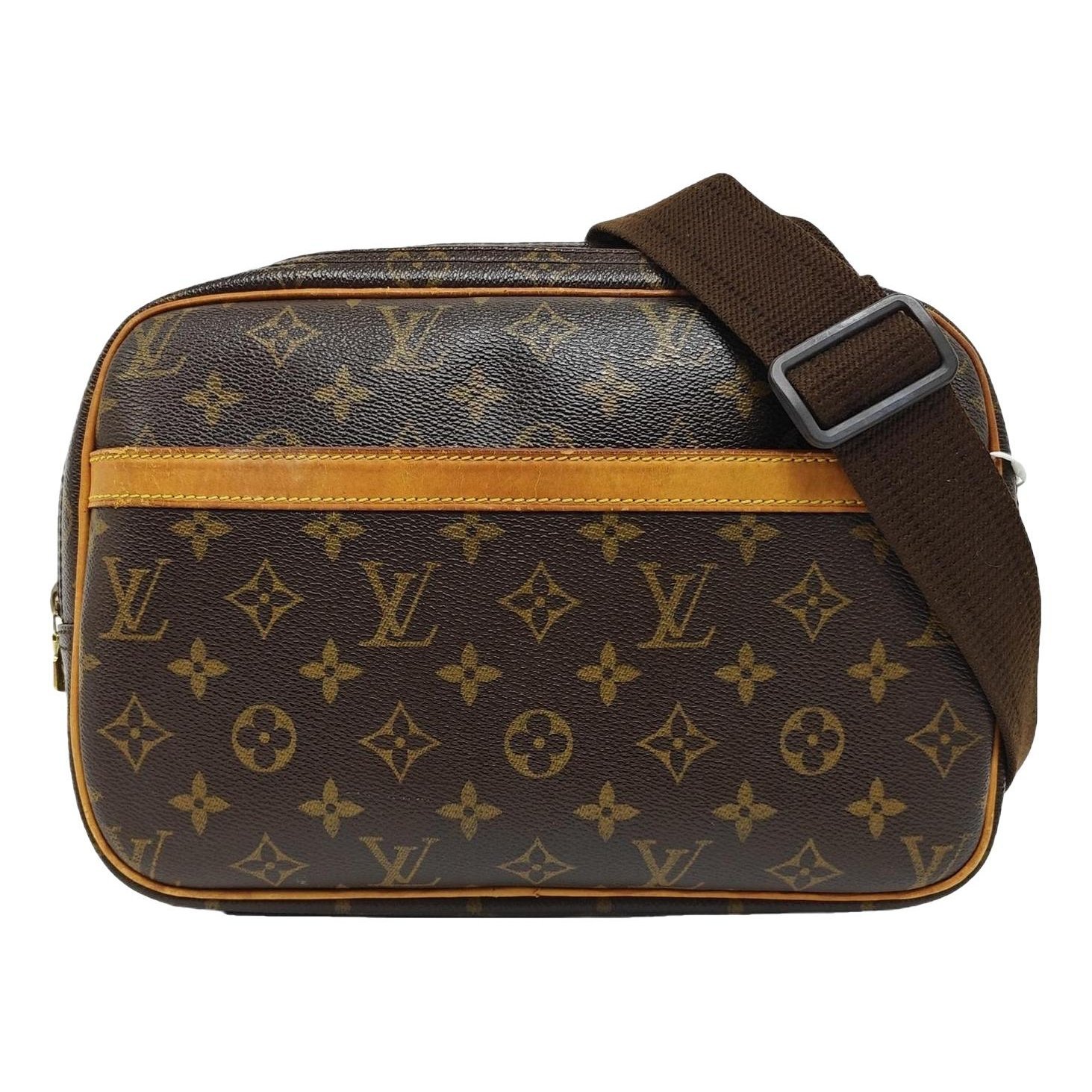 Reporter leather handbag