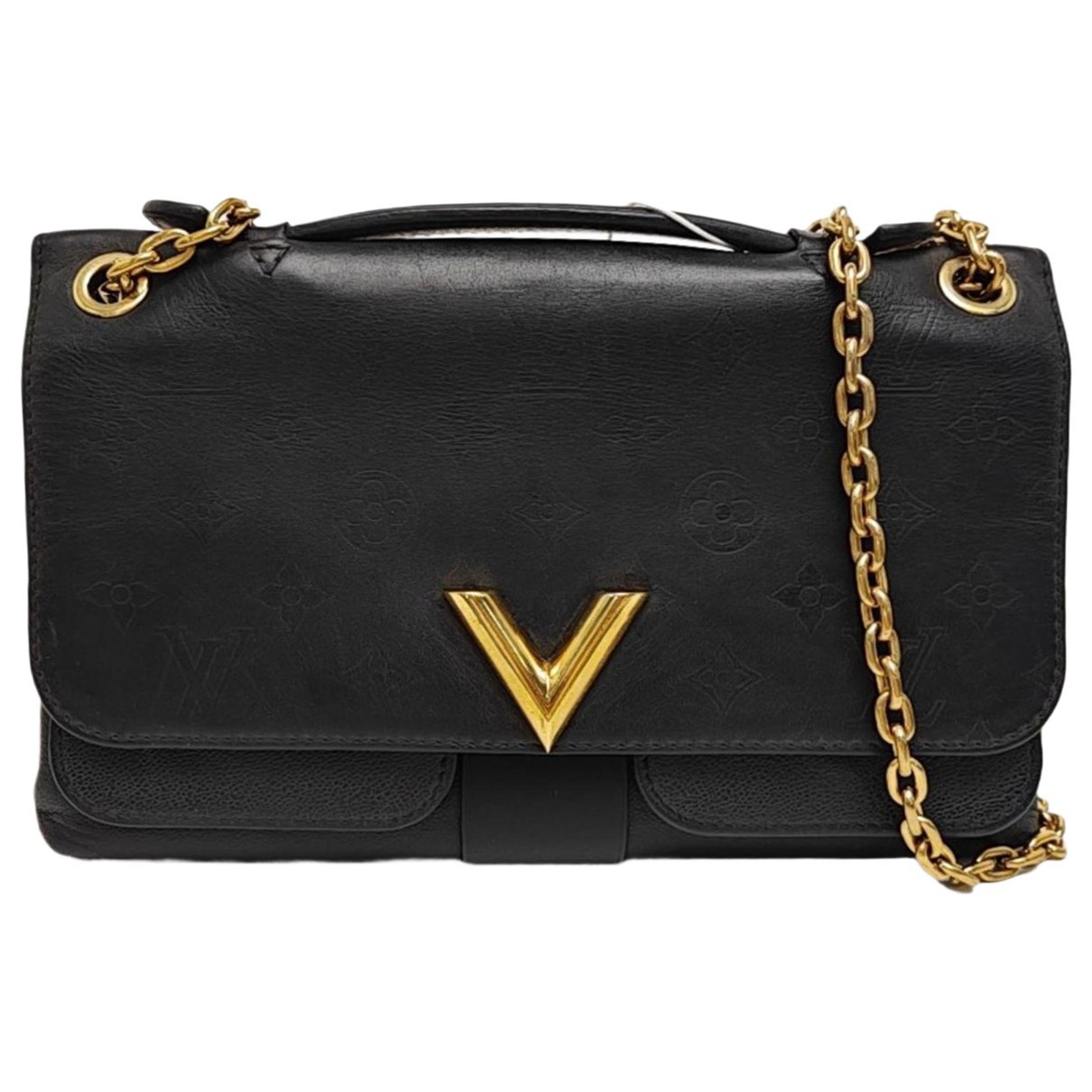 One Handle very leather handbag