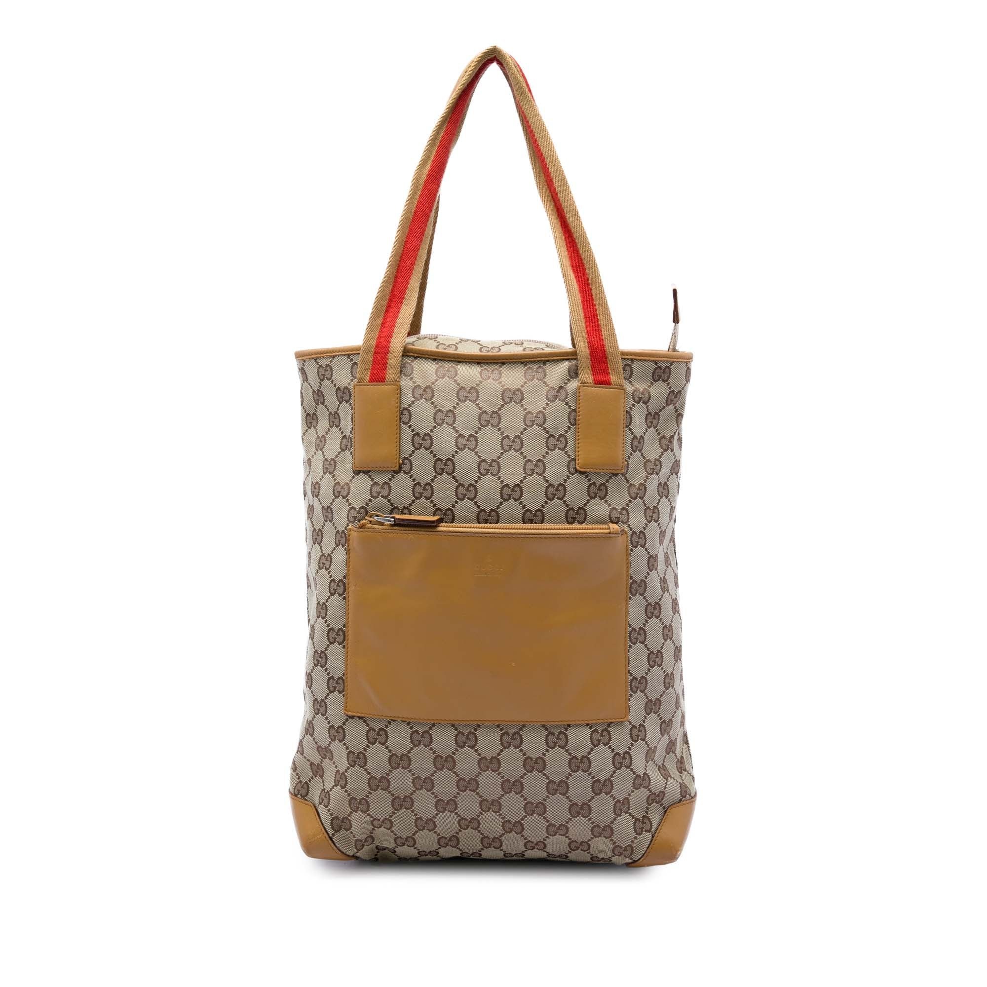 Gucci B leather tote